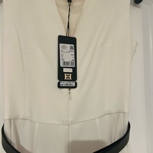 Escada white jumpsuit brand new.